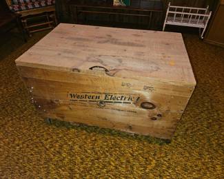 Western Electric shipping crate 