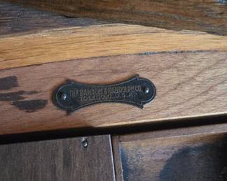 Label on Dental Cabinet 