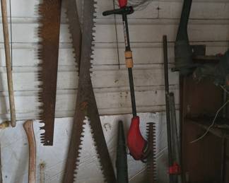 Antique Saws - Yard Tools
