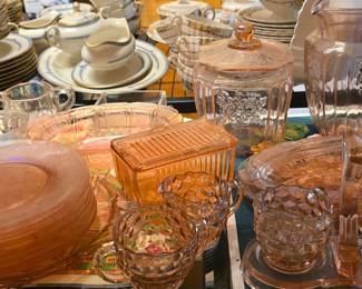 Pink Depression Glass