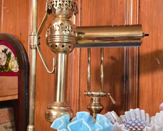 Brass Desk Lamp - Brass Oil Lamp