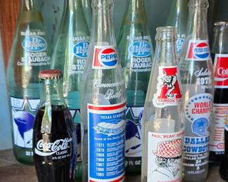 Dallas Cowboys Dr. Pepper Bottles