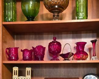 Ruby Red - Green - Amberina Glass