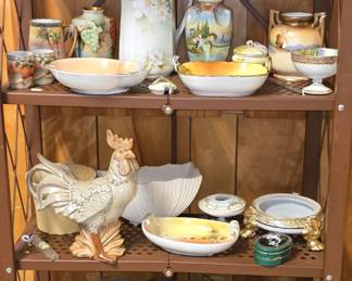 Hand Painted China - Nippon - Vintage Jars