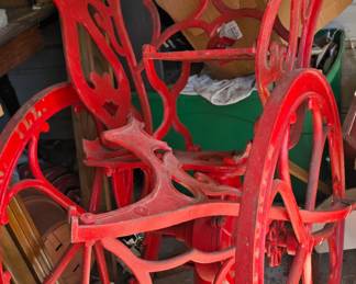 Antique Fire Hose Reel