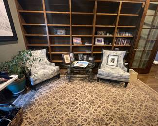 ethan allen pair of chairs rugs just everything lovely