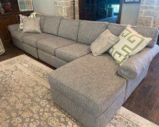 ethan allen sectional 3 pieces that hook together very comfy