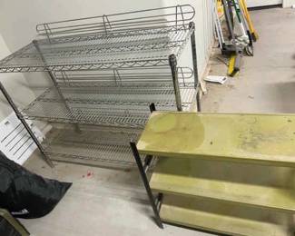 Stainless Steel Shelving And Smaller Metal Shelving 