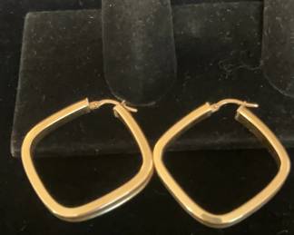 14K Gold Earrings And Ring