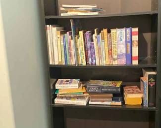 Bookshelf And Books 