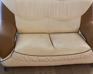 Diva Casa Bonded Leather Sofa