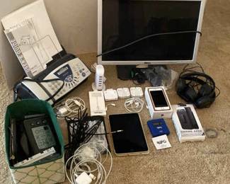 IPhone, Ipad, Accessories, Paper Fax, Old Dell Monitor, And More