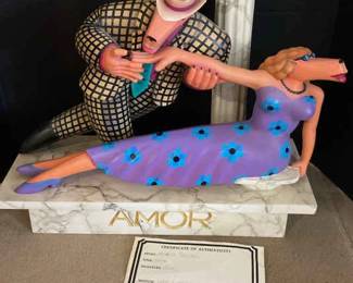 Markus Pierson “AMOR” Art Sculpture Number 15/350 Produced in 1990