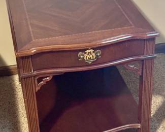 Nice furniture like this end table throughout the house!