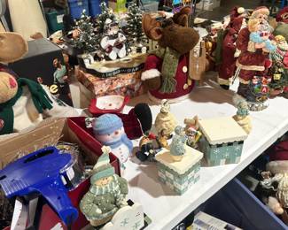 Lots of upscale Christmas decor!