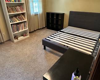 Kids or guest bedroom set; bookshelves