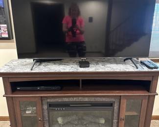 Newer TV and Fireplace - both for SALE!!!!