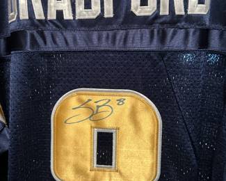 Signed Rams Bradford Jersey