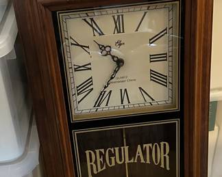 Vintage Regulator Clock