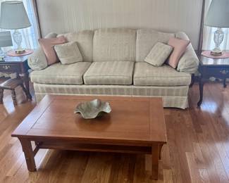 Nice couch, end tables and coffee table