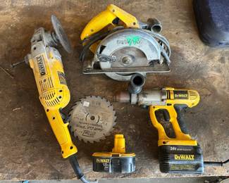 Lot of DeWalt tools