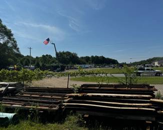 Large lot of assorted steel concrete forms, includes (16) 18" x approx. 10' long forms