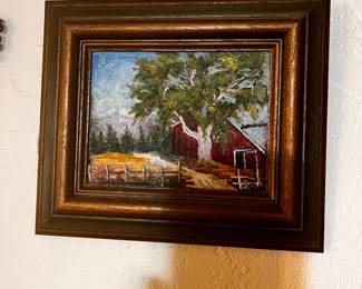 Collection  of small Barn Paintings