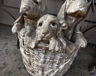 Heavy Doggie ‘ Basket’ Planter