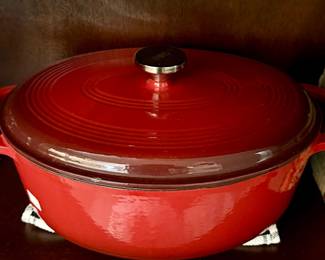 Lodge Cast Iron Oval Dutch Oven / light use