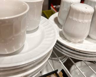 Gibson White Ware Dishes  by the piece