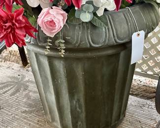Lg Faux Pot  / unusual shape