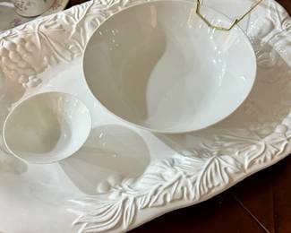 Large Italian Ceramic Platter
Chip Dip Bowl 2 pc set