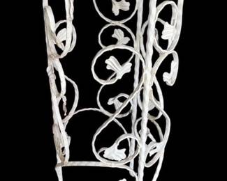 White Iron Plant Stand