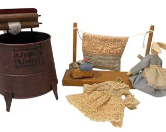 Vintage Primitive Washroom Decor
