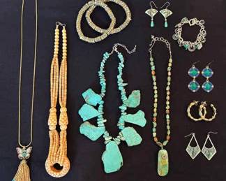 TurquoiseToned Costume Jewelry