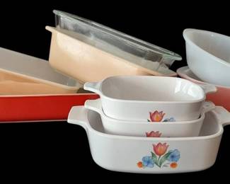 Pyrex, Corning Ware, Glasbake More Cassarole Dishes