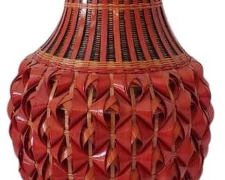 Handwoven Wicker Flower Vase China