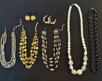 Sparkly Beaded Costume Jewelry