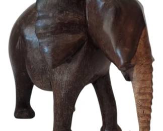 Handcarved Wood Elephant