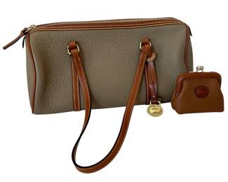 Dooney Bourke Leather Handbag and Coin Purse AUTHENTIC