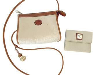 Dooney Bourke Leather Shoulder Bag and Wallet AUTHENTIC