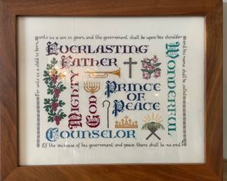 Religious Needlepoint Art