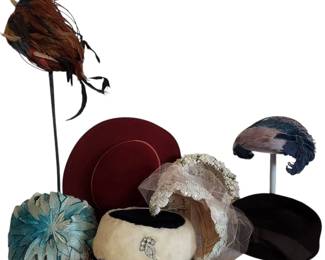 Vintage Womens Hats A Mens Bowtie