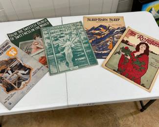 More vintage sheet music 