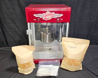 Cinema Choice Popcorn Maker w/ Popcorn & Flavor