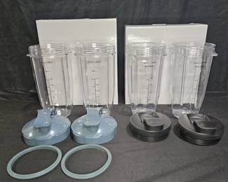 2 NIB Nutri-Bullet Replacement Cups 24 & 32 Ozs