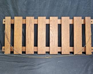 Hanging Wooden Wine / Cocktail Glass Holder
