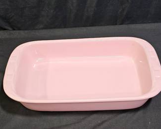 Longaberger Pottery Horizon of Hope Pink Casserole