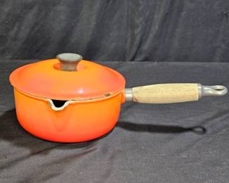 Le Creuset Flame Orange #16 Sauce Pot with Spout