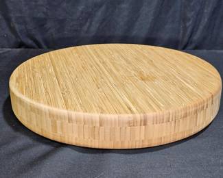 Thick Butcher Block Style Bamboo Cutting Board
